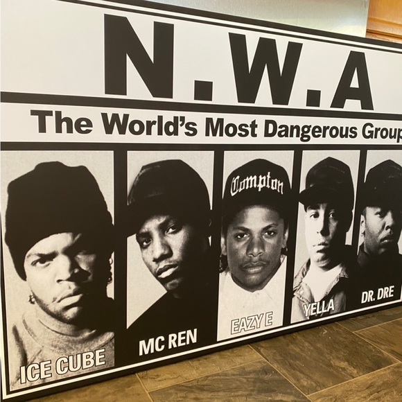 Picture NWA 47” by 32” NEW! Wall Art, Posters, Framed!! - Picture 4 of 4